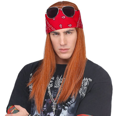 Peruca Axel com bandana