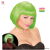 Valentina Fluorescent Green Wig
