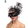 Masque noir avec décorations