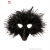 Black Bird Feather Mask