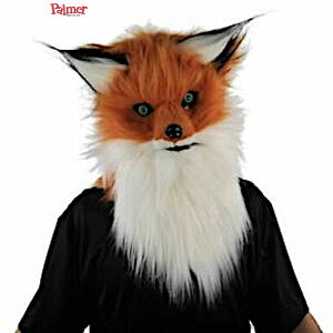 Fox mask with movable mouth