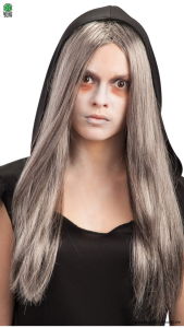Wig Long smooth gray