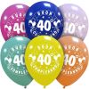 Palloncini 12" Std 40° BUON COMPLEANNO 100 pz