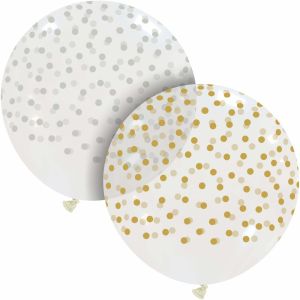 Pallone 32" Clear CORIANDOLI