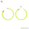 Yellow Fluorescent Earrings