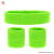 Conjunto de Diadema y Pulseras Flúor Verde