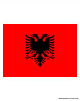 Flagge Albanien 90x150