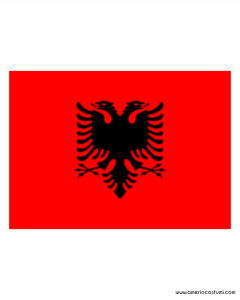 Drapeaux ALBANIA 90X150
