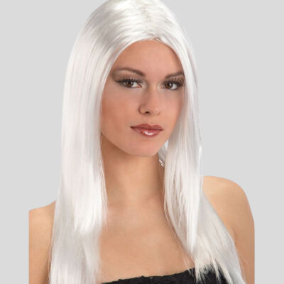 Wig Long smooth white