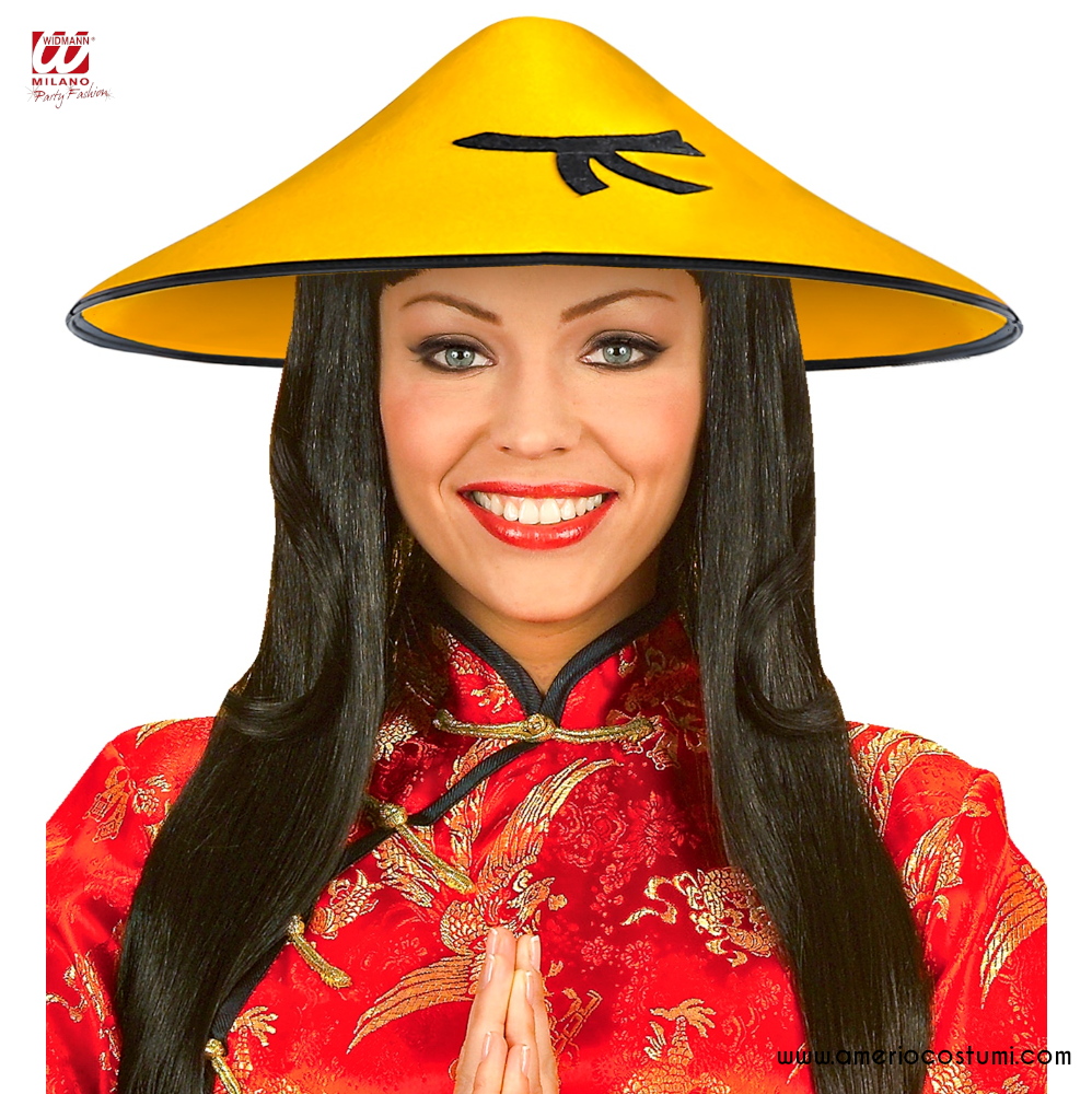  Sombrero de samurái negro sombrero rico sombrero chino