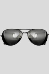 Police Glasses with Mirrored Lenses