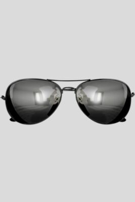 Lunettes de police à verres miroir