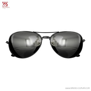 Lunettes de police à verres miroir