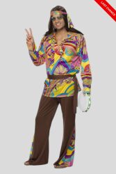 Hombre Hippie Psicodélico