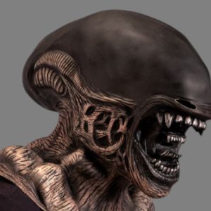 Alien mask in latex  