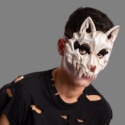 Máscara de Lobo Esquelético