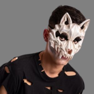 Maschera Scheletro Lupo
