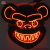 Bear mask with lights