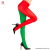 Two-tone Red/Green tights 40 den