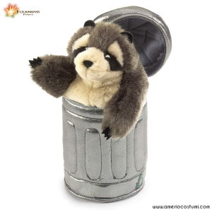 Raccoon in the bin