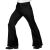 Pantaloni negri evazați anilor 70