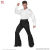 Black 70s flared trousers