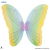 Multicolor butterfly wings