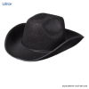 Chapéu Cowboy em Feltro Preto