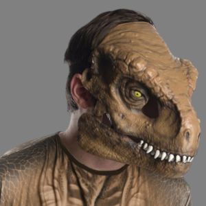 Máscara T-Rex con mandíbula móvil
