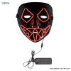 Máscara de LED de alambre rojo