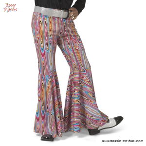 Pantaloni 70s striped