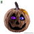 Jute Light-up Pumpkin with glowing eyes and movement