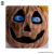 Jute Light-up Pumpkin with glowing eyes and movement
