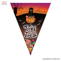 Flag Garland 5 m 10 Flags Trick or Treat