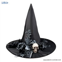 Chapéu de Bruxa Skulla