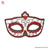 Red Dia de los muertos mask