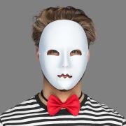 Masque de mime blanc