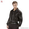 Camicia Disco Anni 70 Fashion Nera