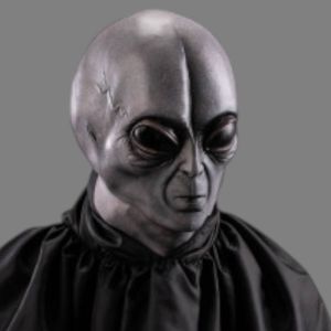 Alien mask in latex  