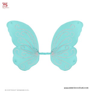 Ali Farfalla Glitter Azzurre