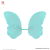 Blau Schmetterlingsflügel 85x50 cm 