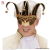 Maschera Jolly Nera con decorazioni