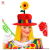 Pălărie de Clovn Roșie cu Floare-Soare 