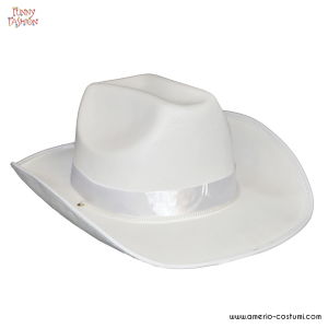 Pălărie Cowboy Albă 