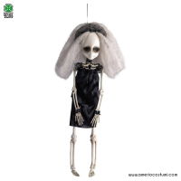 Esqueleto Boneca Horror Pendurado 40 cm