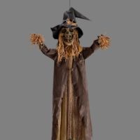 Espantapájaros Esqueleto Colgante con Sombrero LSM 210 cm