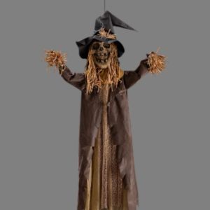 Hanging Scarecrow Skeleton with Hat LSM 210 cm