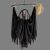 Hanging Witch with Broom LSM 110 cm