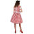 Long Pink Tyrolean Dress