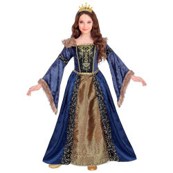 Rainha Medieval Azul Girl
